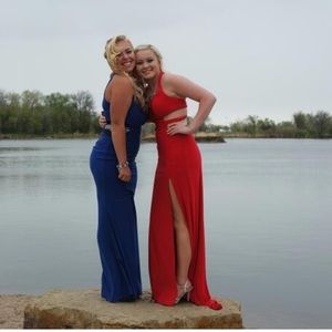 Red prom dress